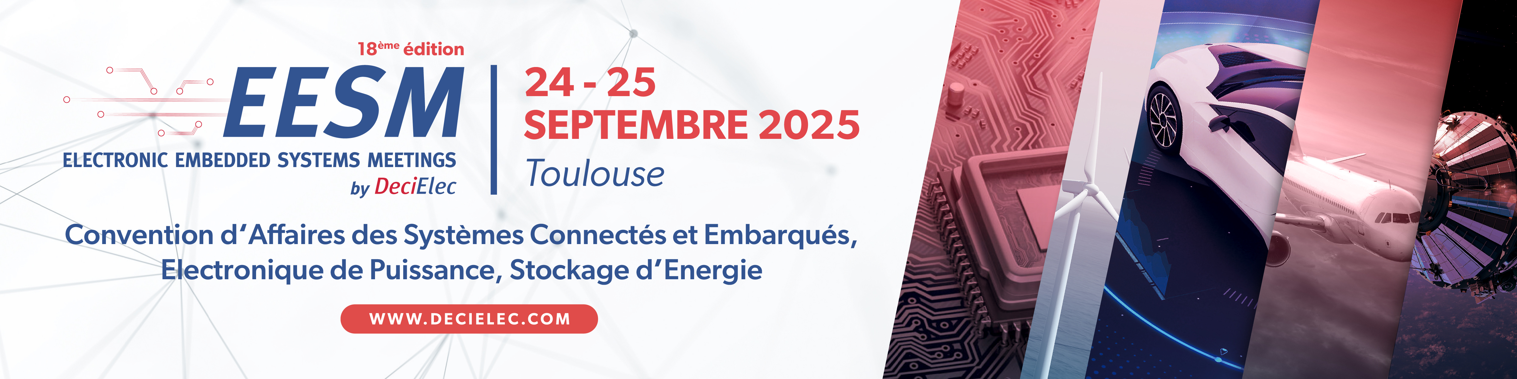 Bannière Electronic Embedded System Meetings by DeciElec